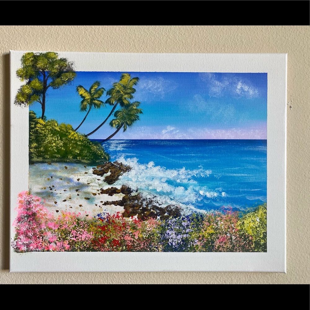 Beach painting - Picture 1 of 3